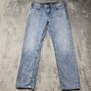 Silver Jeans Co Grayson Straight Leg Jeans Mens 34x32 Light Wash Denim
5 Pocket